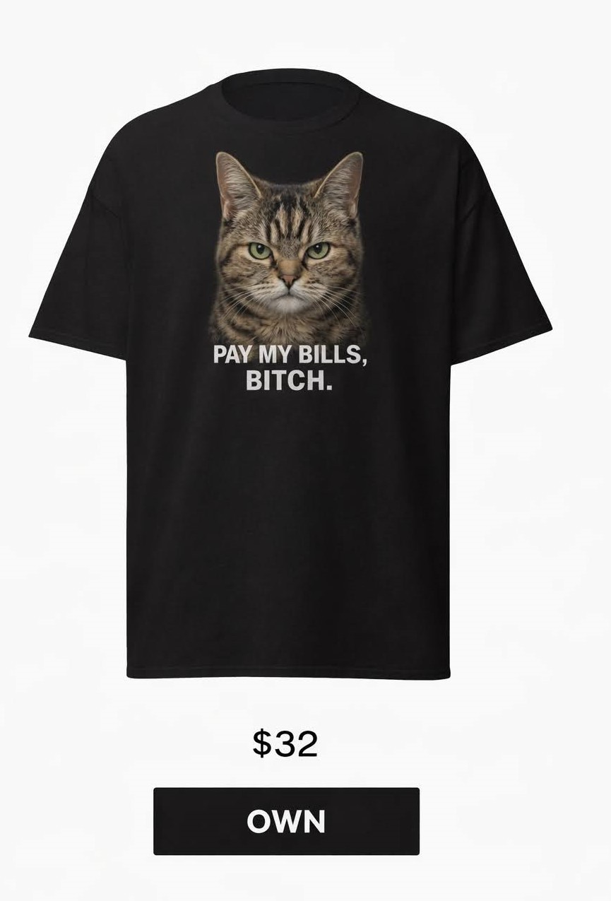 Mitzy Pay My Bills T-Shirt