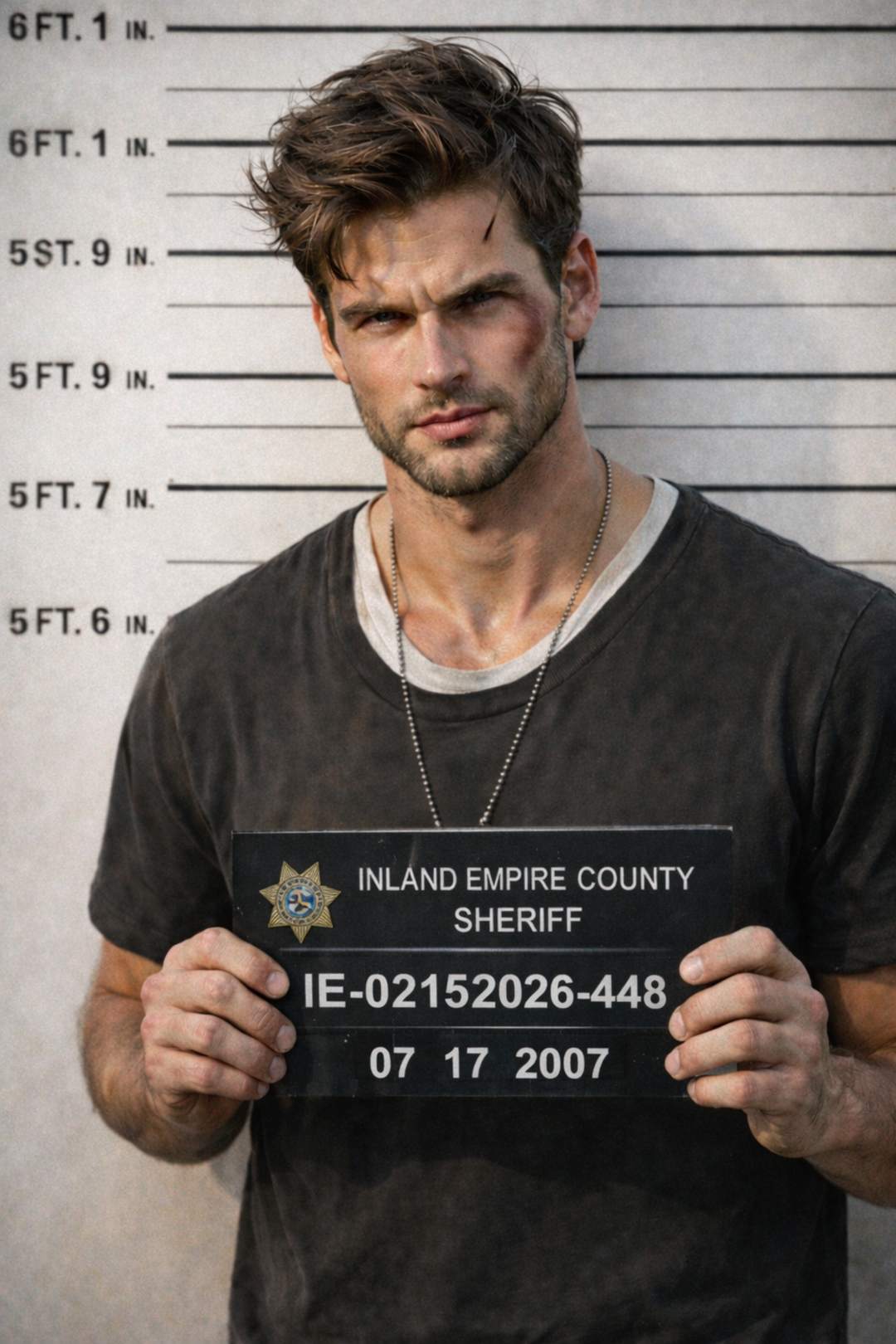 Man in Mugshot Photo